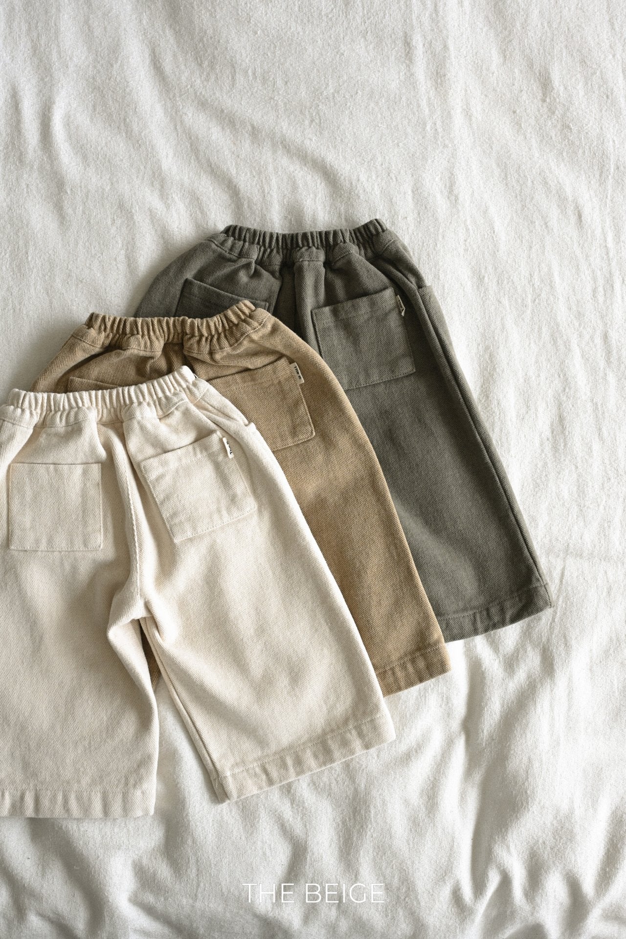 ［The beige］Turk straight pants