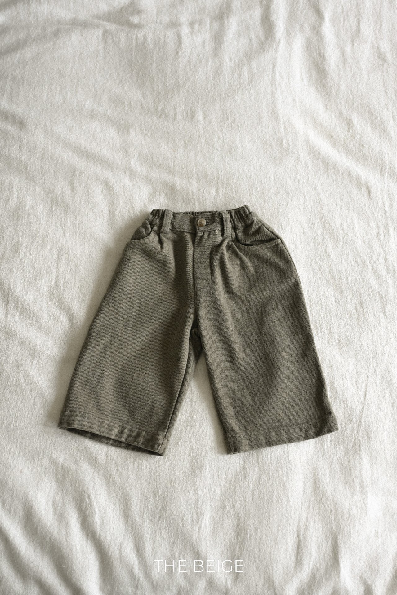 ［The beige］Turk straight pants