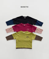 ［Bonito］Stripe layered tee