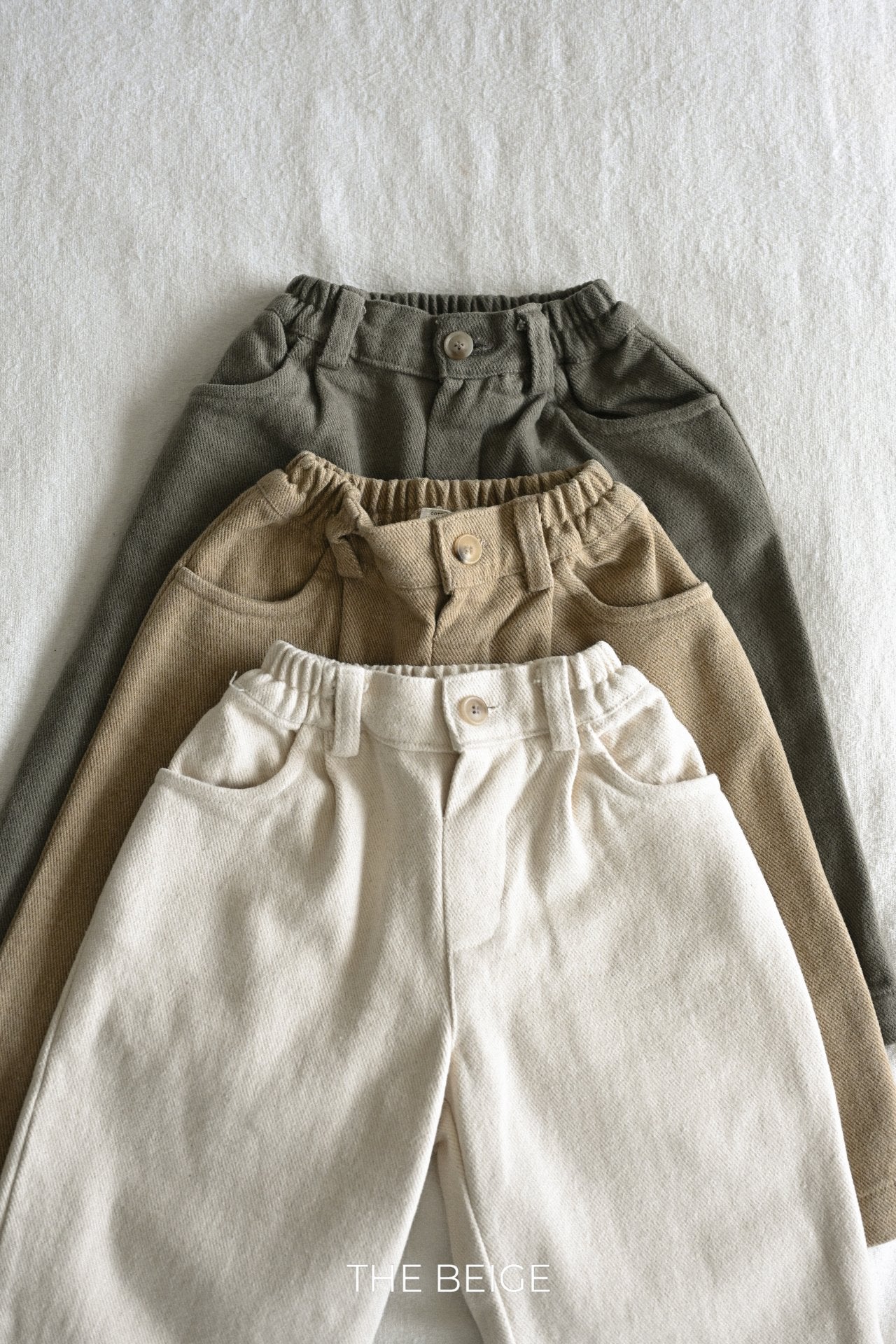 ［The beige］Turk straight pants