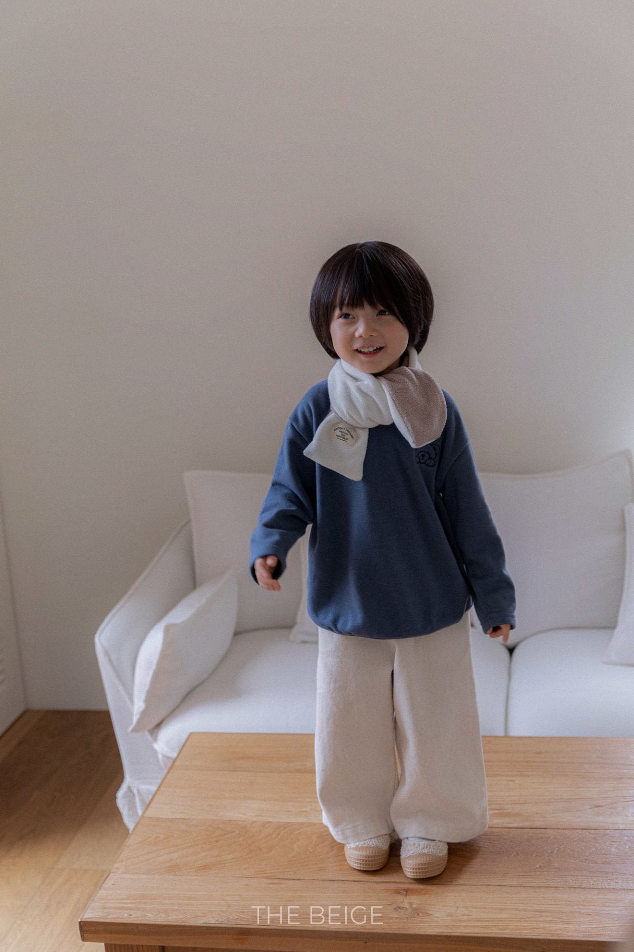 ［The beige］Turk straight pants