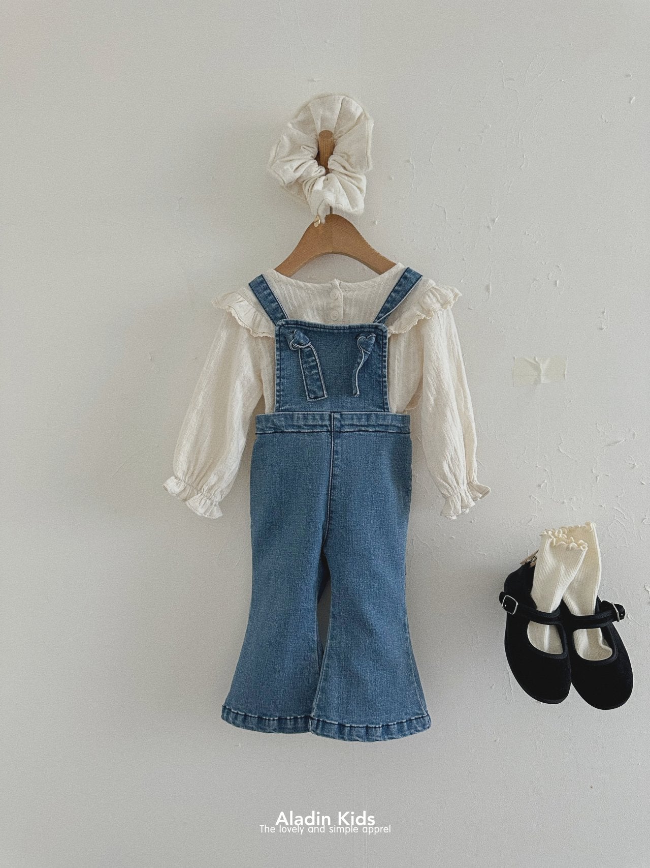 ［aladin］Wing shirring blouse