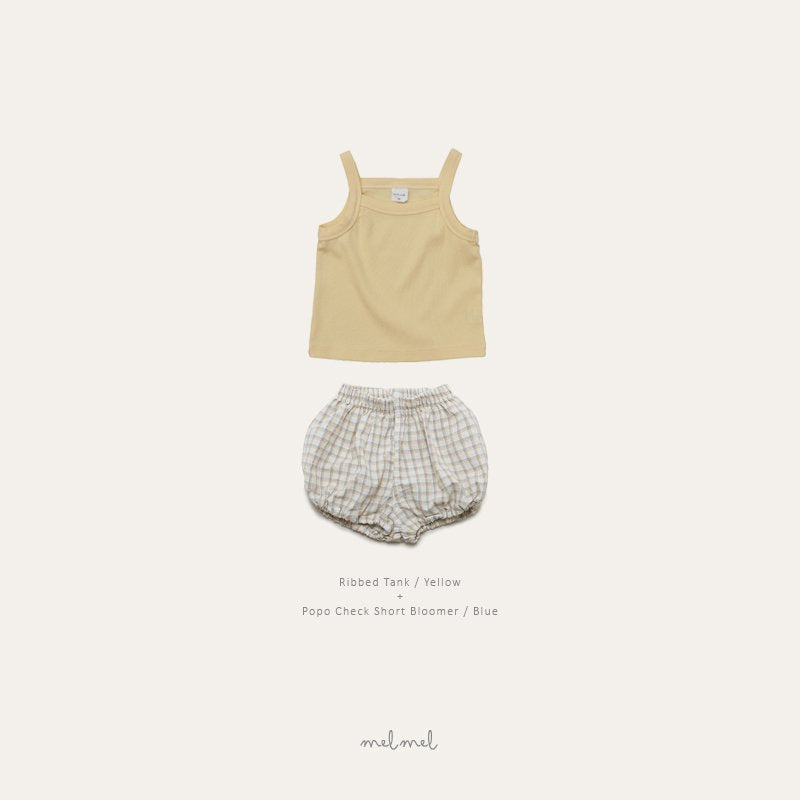 ［melmel］Popo check short bloomer