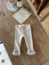 ［marron］Frill leggings