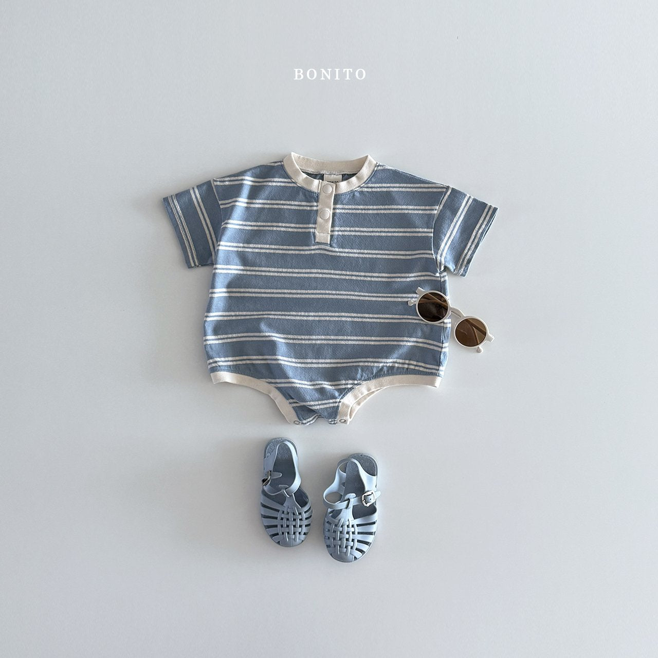 ［Bonito］Stripe bebe rompers