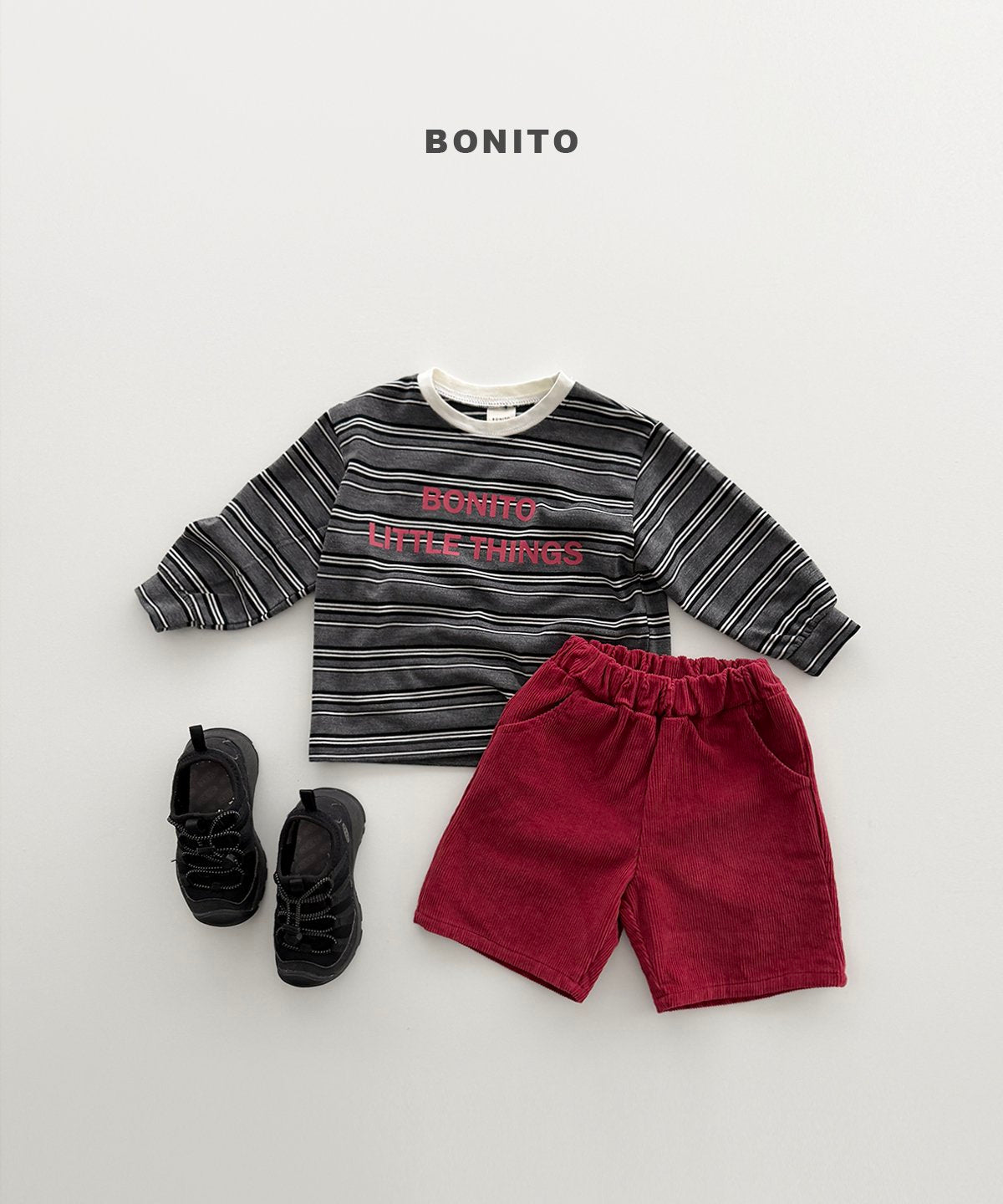 ［Bonito］Corduroy short pants