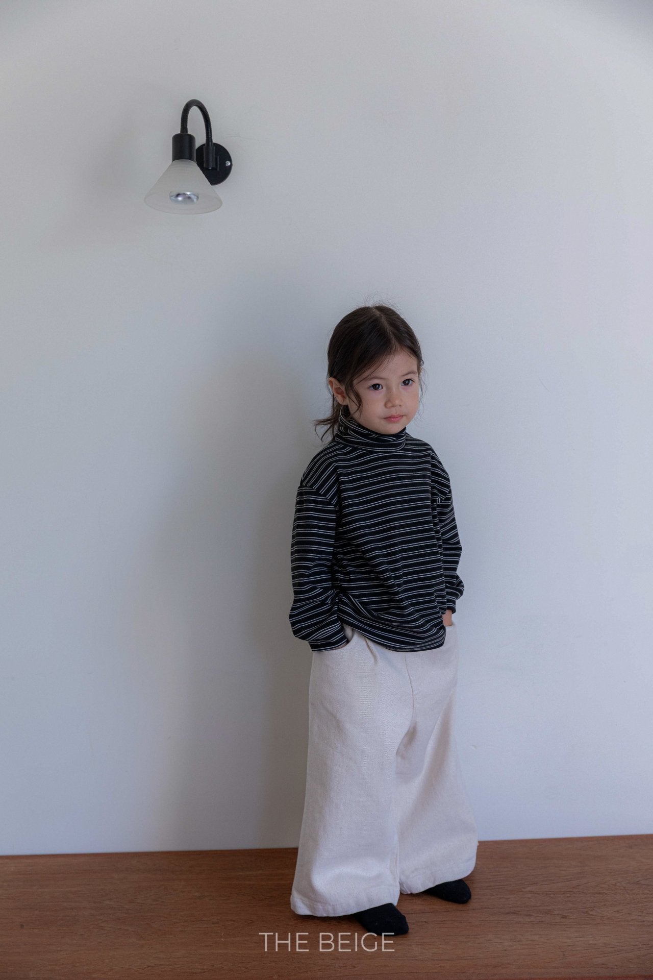 ［The beige］Turk straight pants