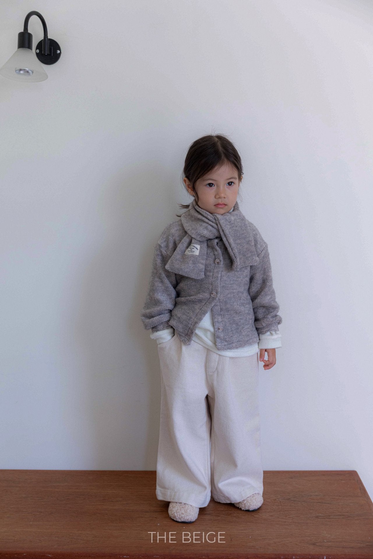 ［The beige］Turk straight pants