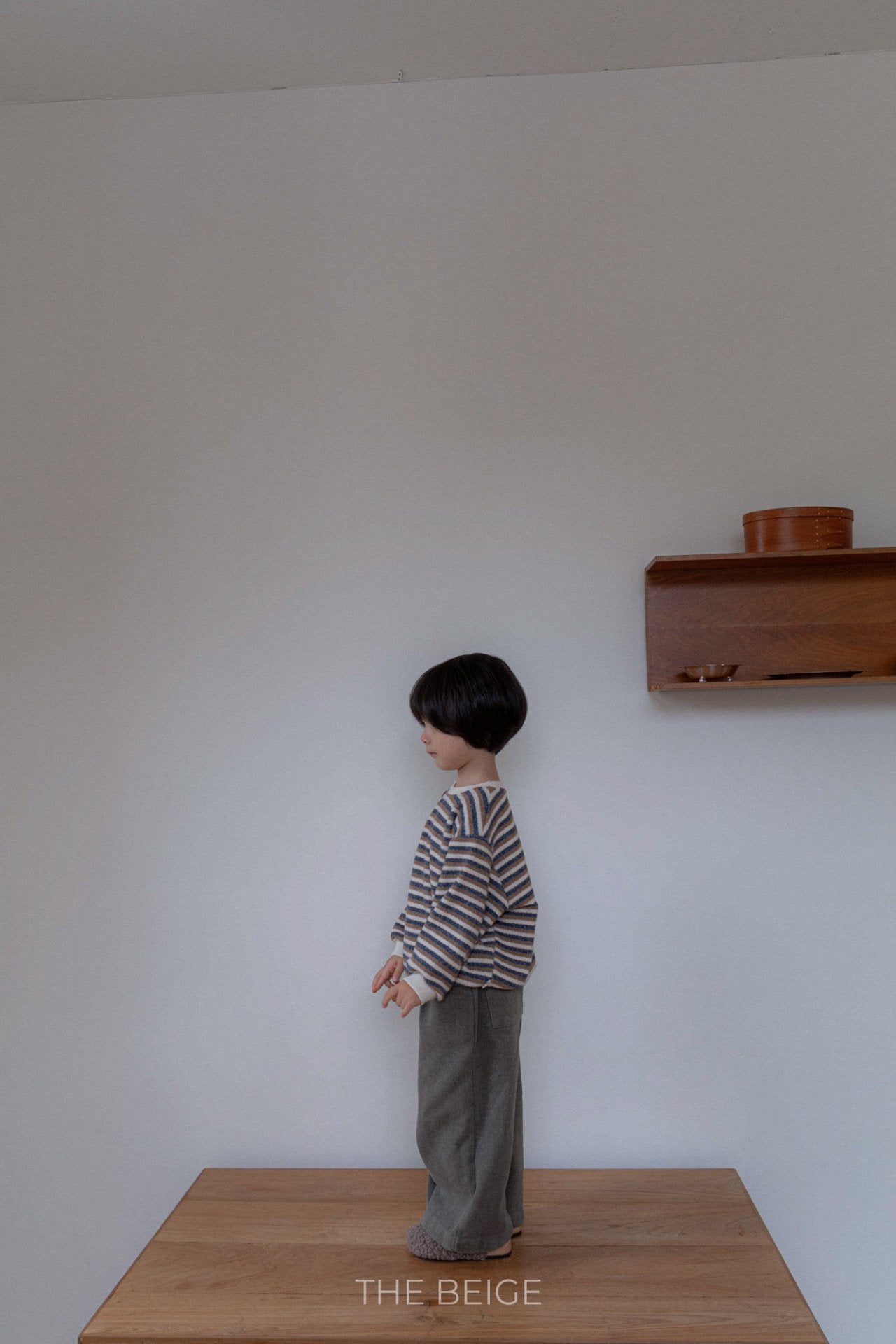 ［The beige］Turk straight pants