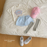 ［ninibello］Coby stripe button short pants
