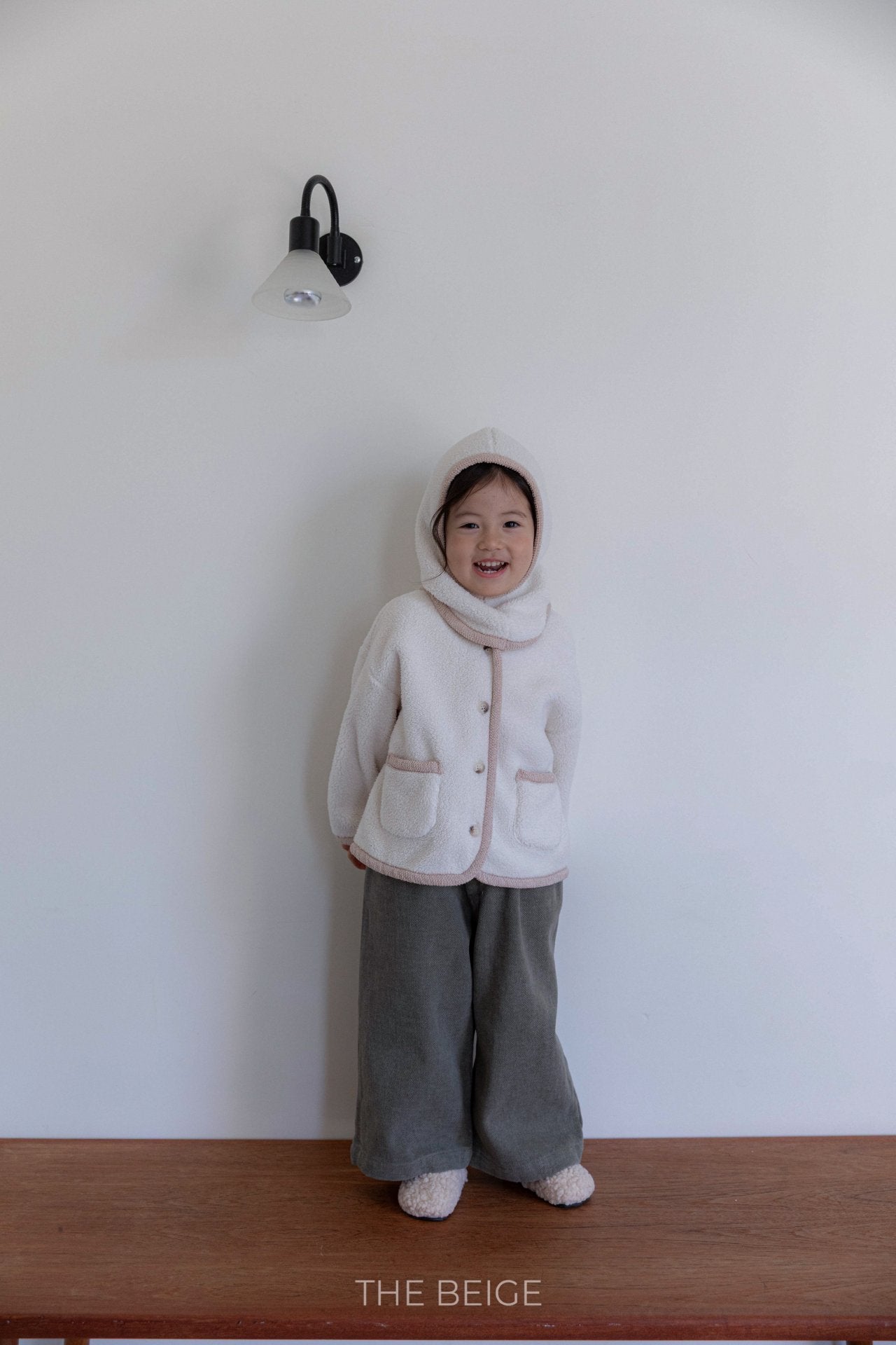 ［The beige］Turk straight pants