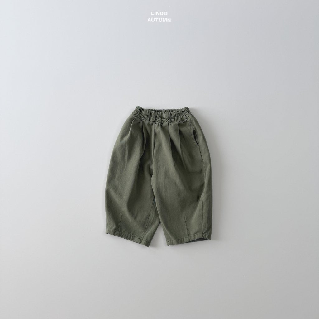 ［LINDO］Cotton round pants
