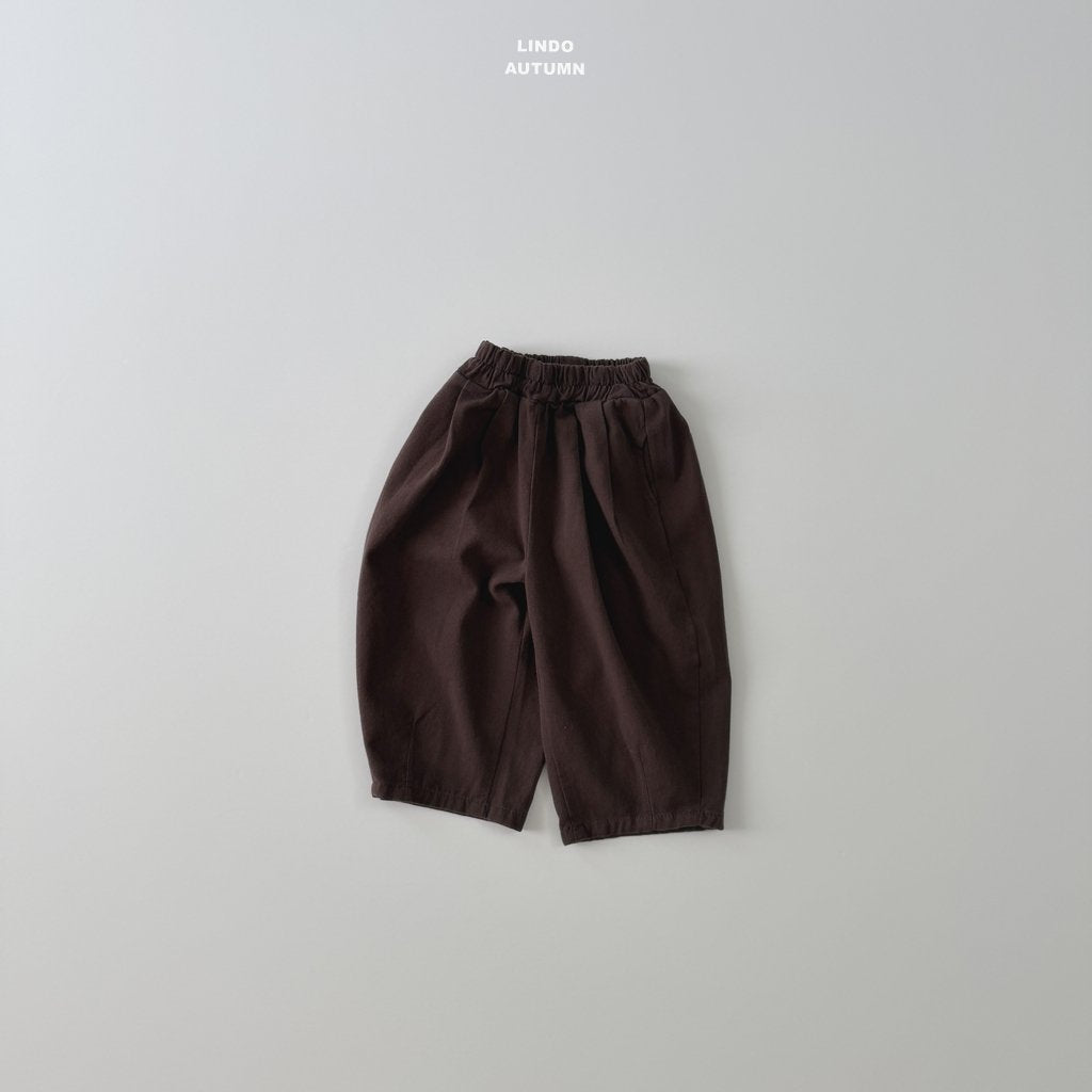 ［LINDO］Cotton round pants
