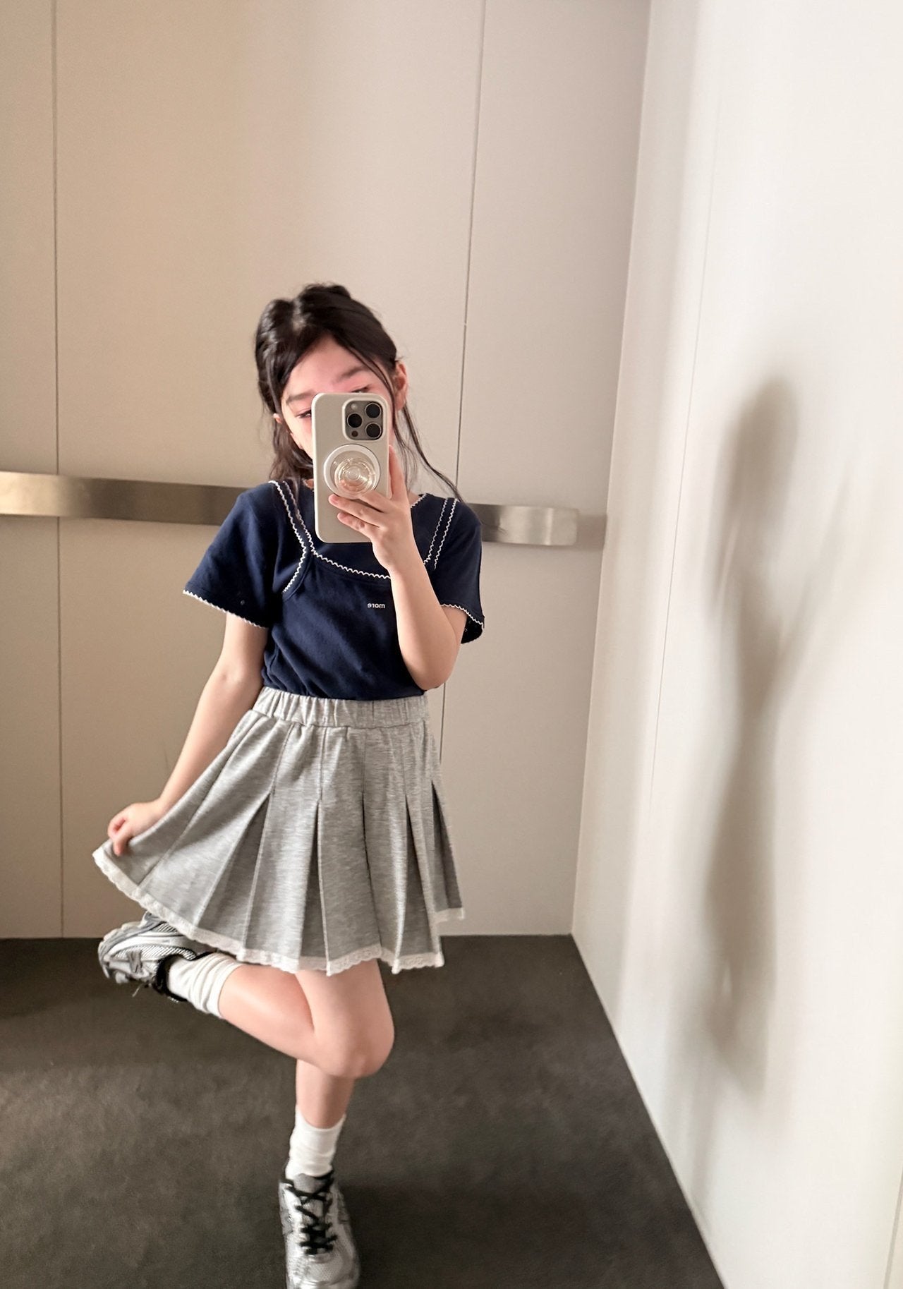 ［comma］More layered tee