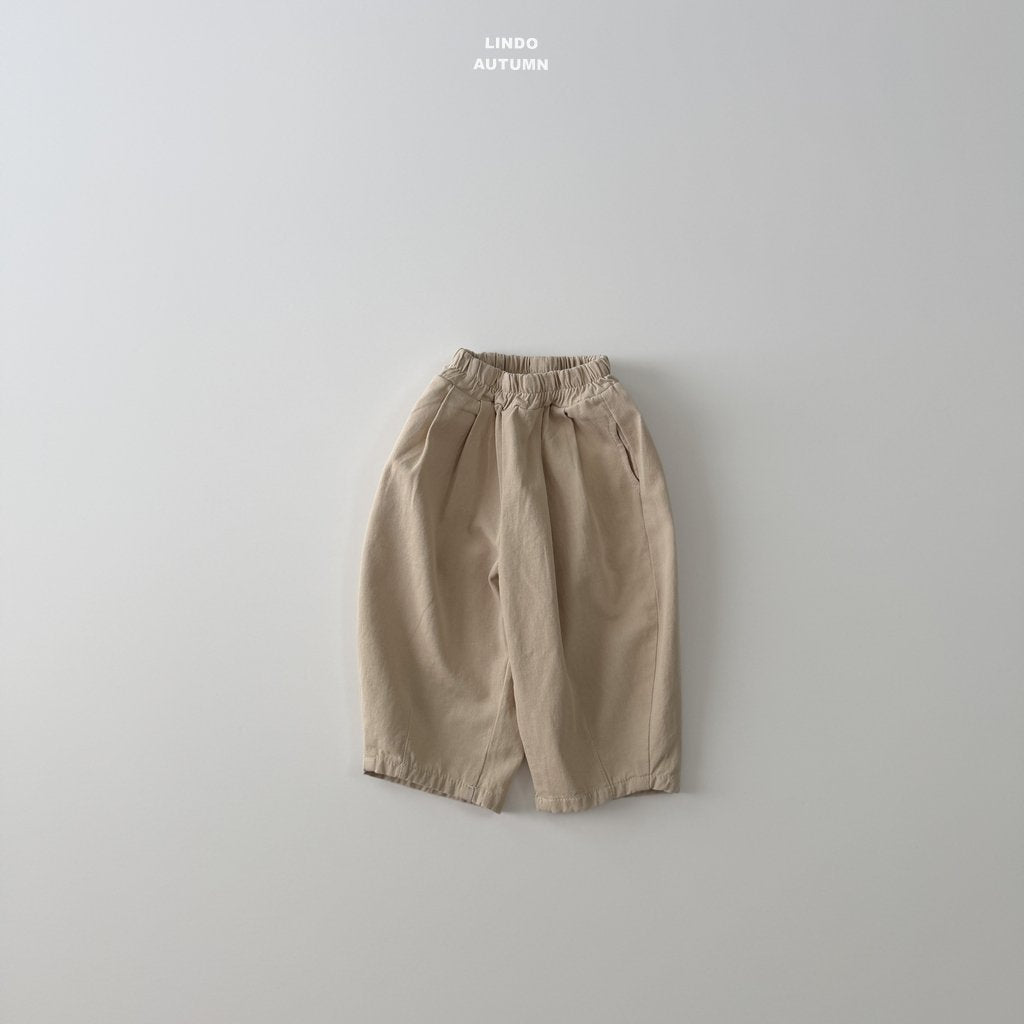 ［LINDO］Cotton round pants