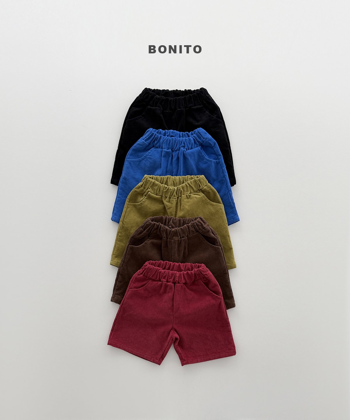 ［Bonito］Corduroy short pants