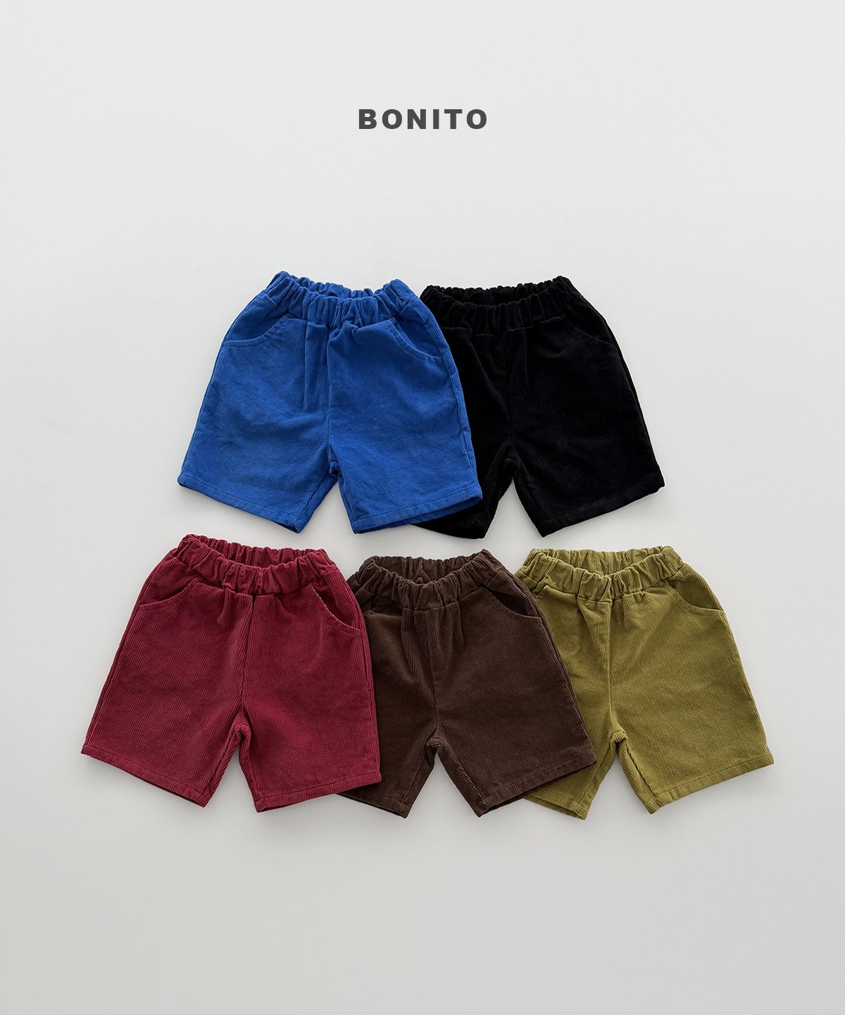 ［Bonito］Corduroy short pants