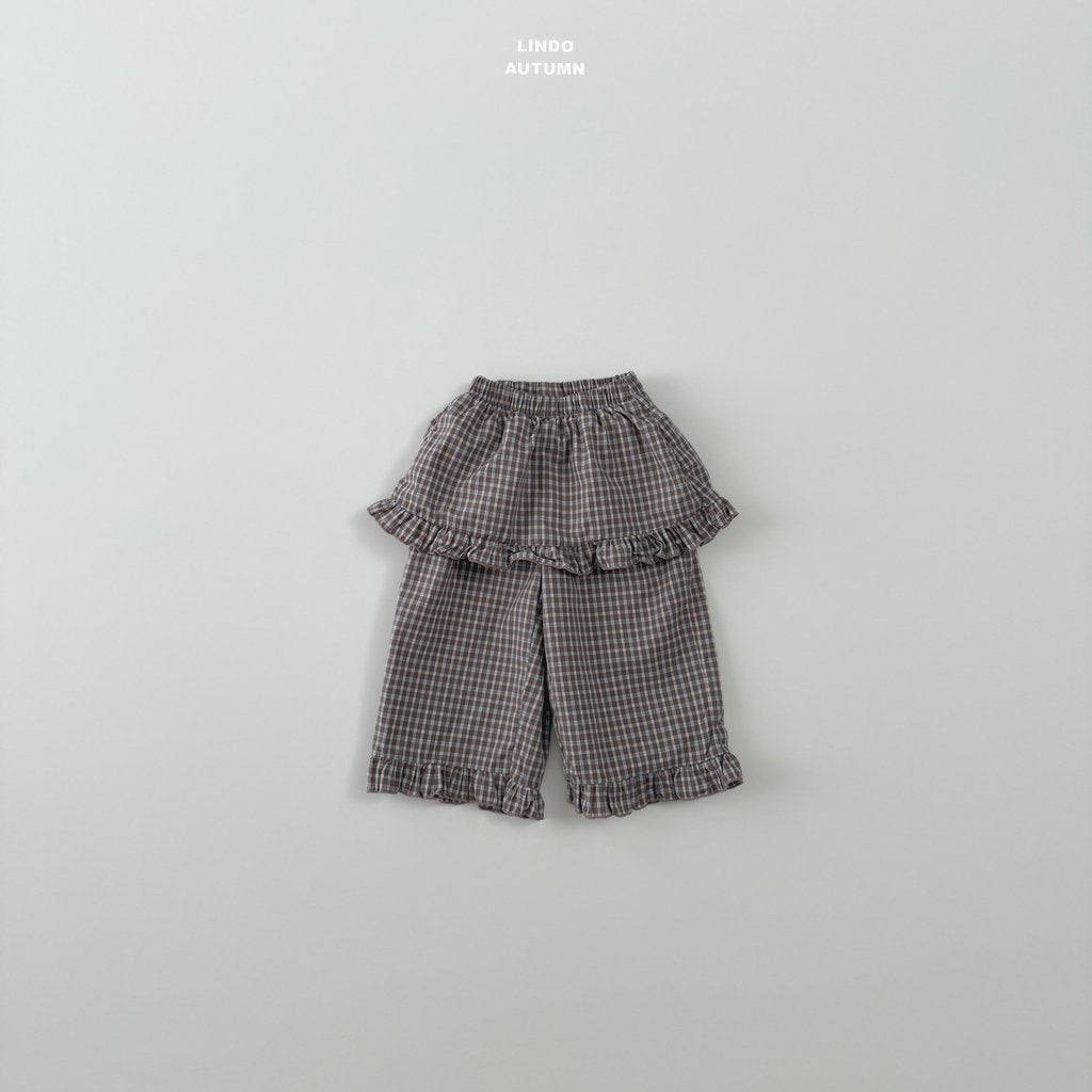 ［LINDO］Kitsch skirt pants