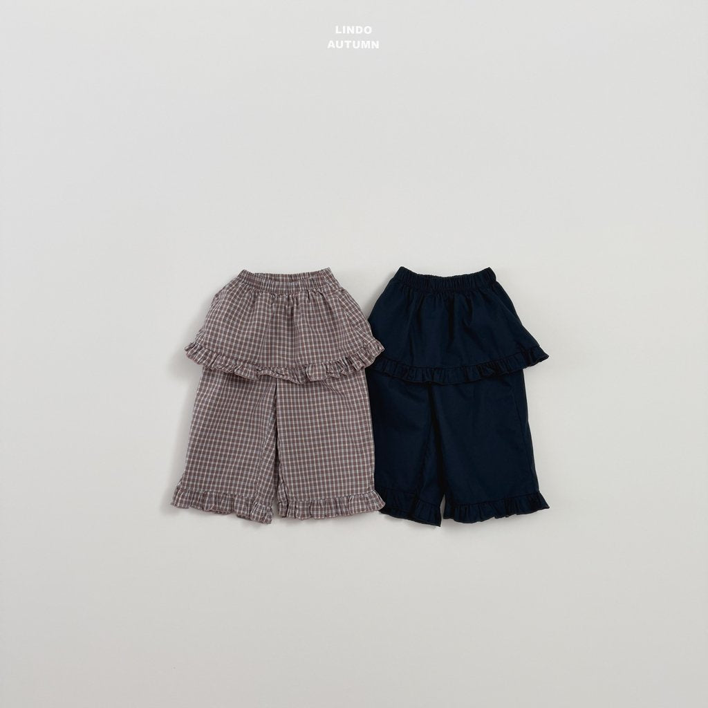 ［LINDO］Kitsch skirt pants
