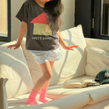 ［ninibello］Coby stripe button short pants
