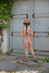 ［OREN］Camellia short overalls