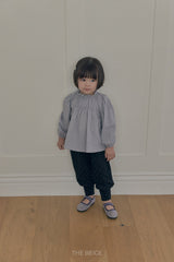 ［The beige］Shirring Blouse