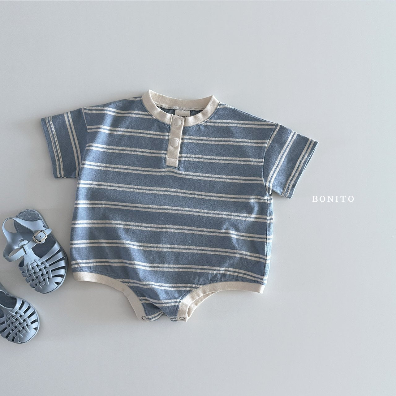 ［Bonito］Stripe bebe rompers