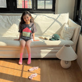 ［ninibello］Coby stripe button short pants