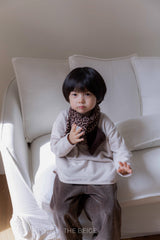 ［The beige］Velvet rib pants