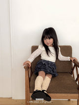［BANANAJ］Rhythm flower lace tops