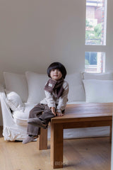 ［The beige］Velvet rib pants