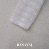 ［BANANAJ］Rhythm flower lace tops