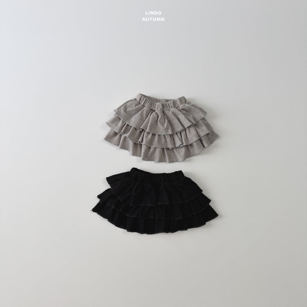 ［LINDO］Eyelet cancan skirt