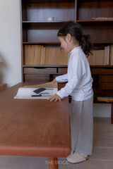 ［The beige］Velvet rib pants