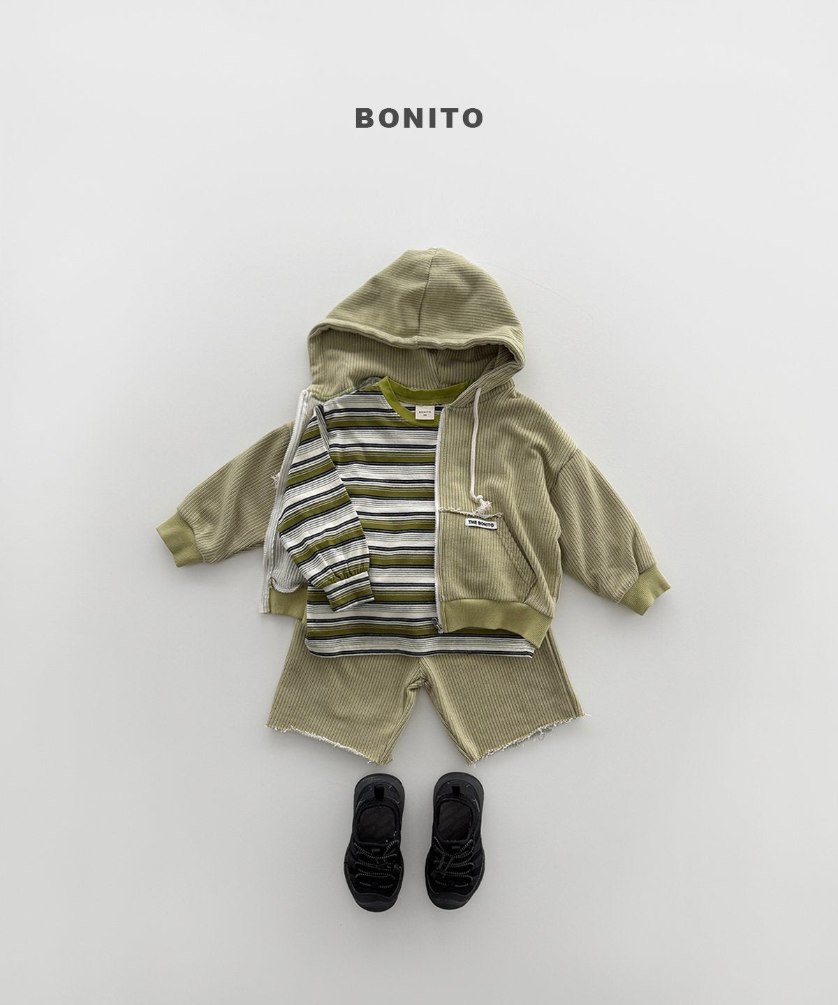 ［Bonito］Track stripe tee