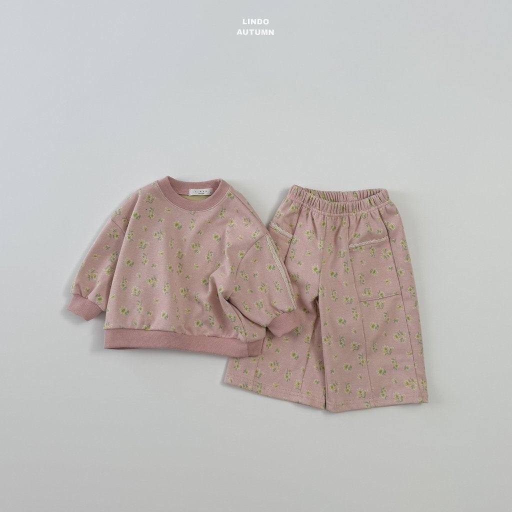 ［LINDO］Bloom waffle pants