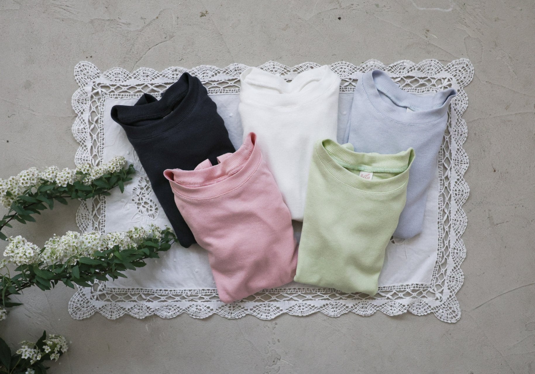 ［FLO］Uni frill tee