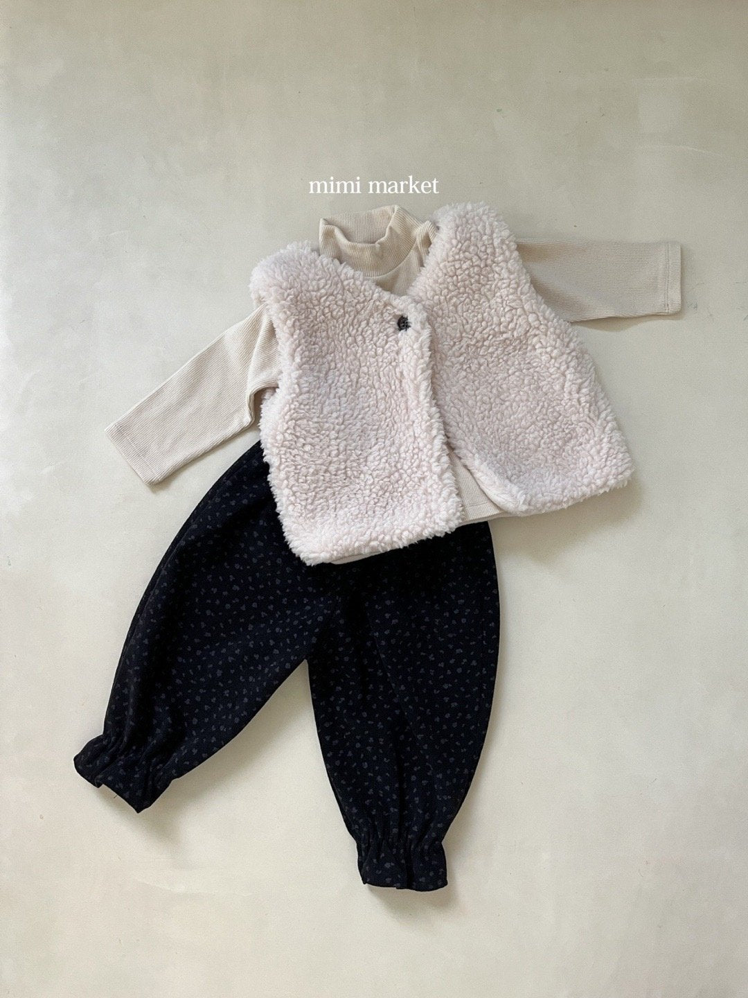 [mimi market] Poodle vest