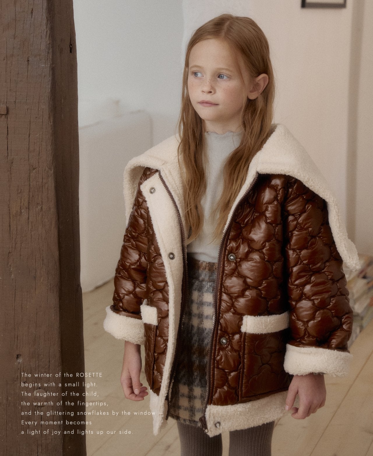 ［ROSETTE］Clover padding jumper