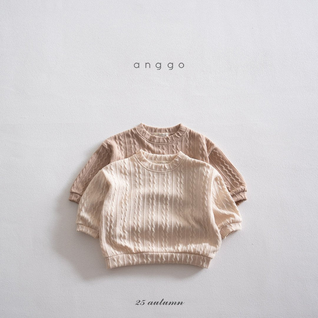 ［anggo］Twhisted sweatshirt