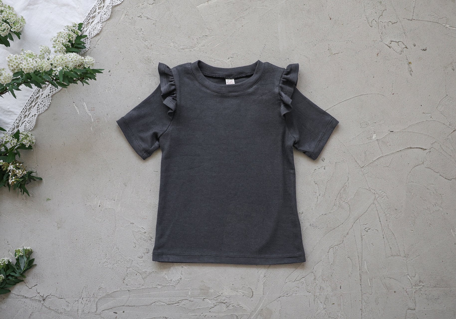 ［FLO］Uni frill tee
