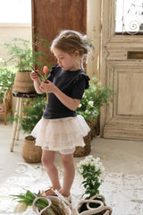 ［FLO］Uni frill tee