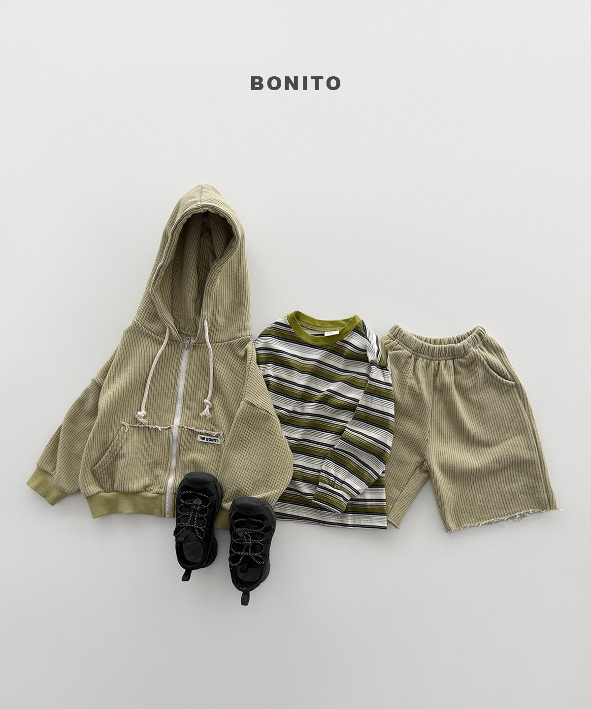 ［Bonito］Track stripe tee