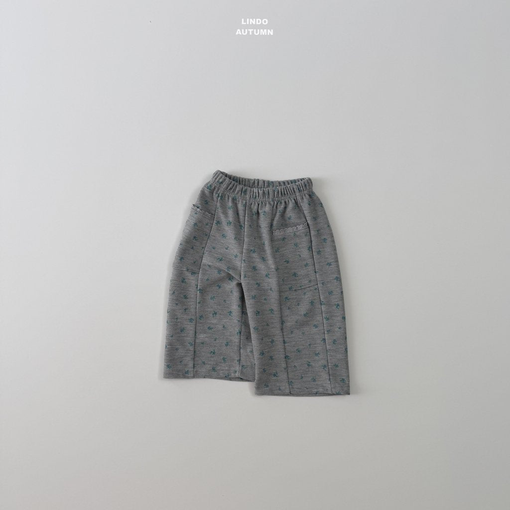 ［LINDO］Bloom waffle pants