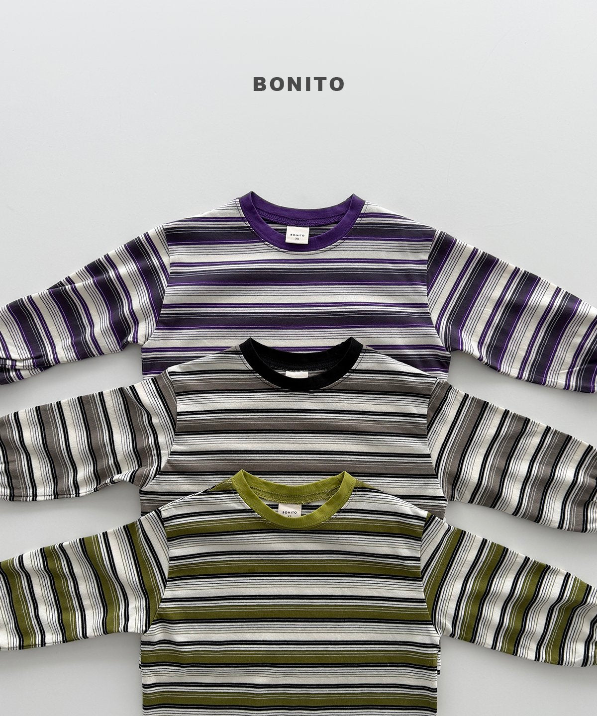 ［Bonito］Track stripe tee