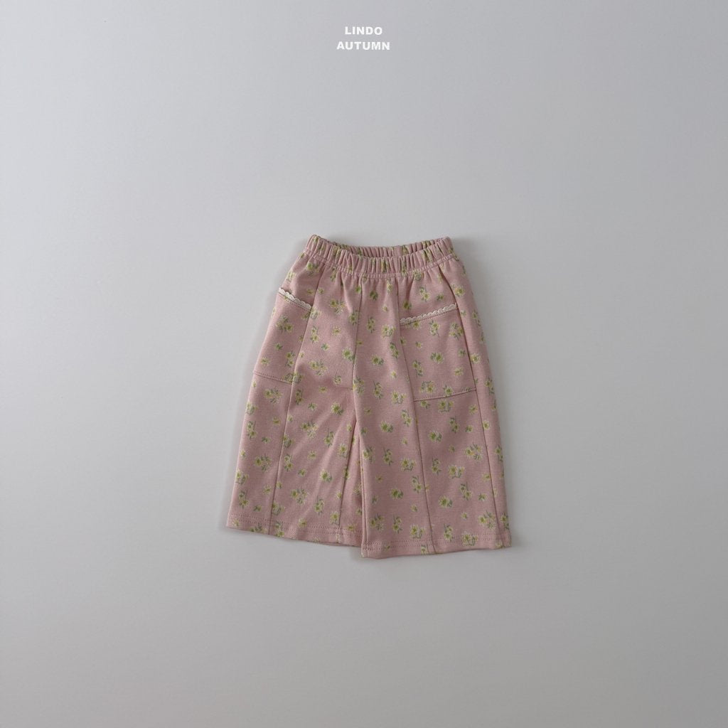［LINDO］Bloom waffle pants