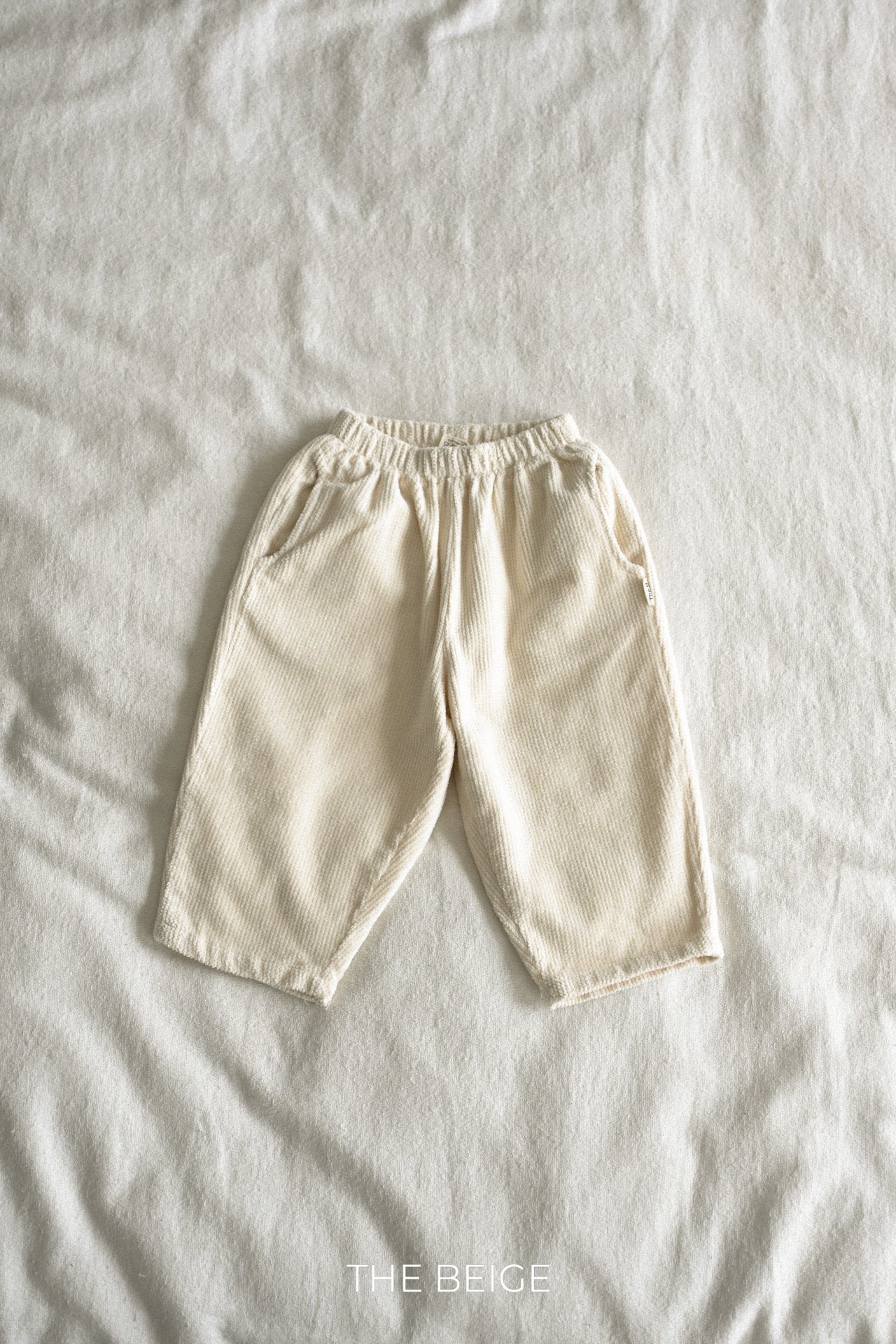 ［The beige］Warm basic pants