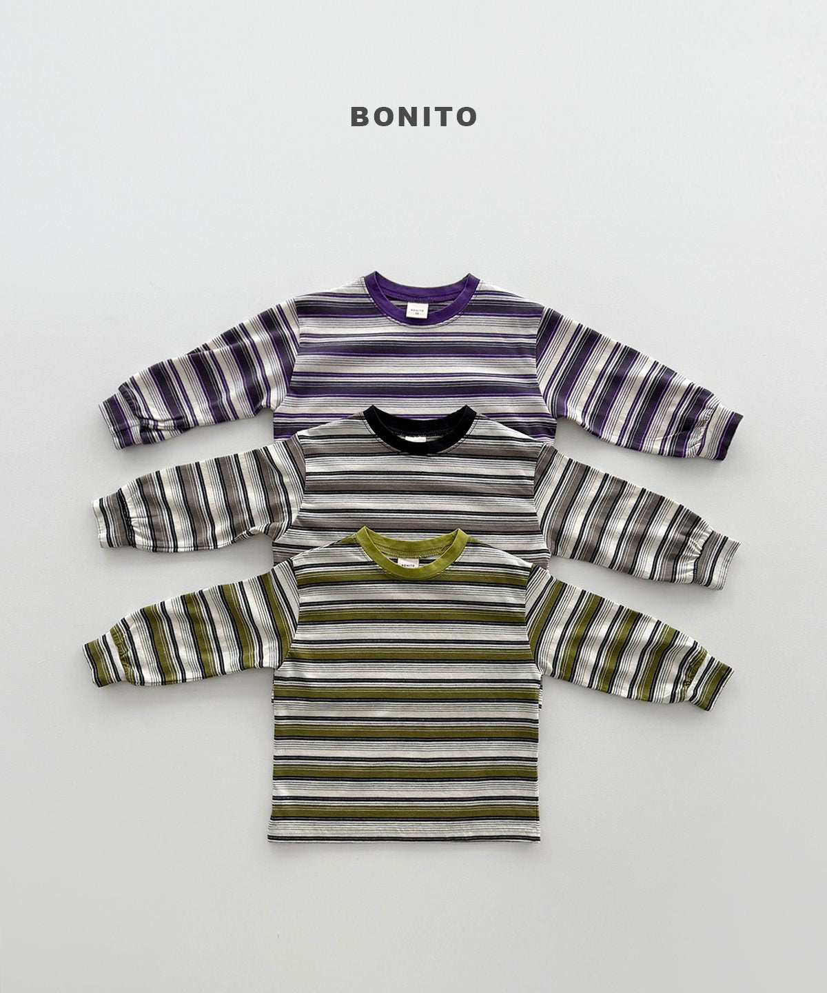 ［Bonito］Track stripe tee
