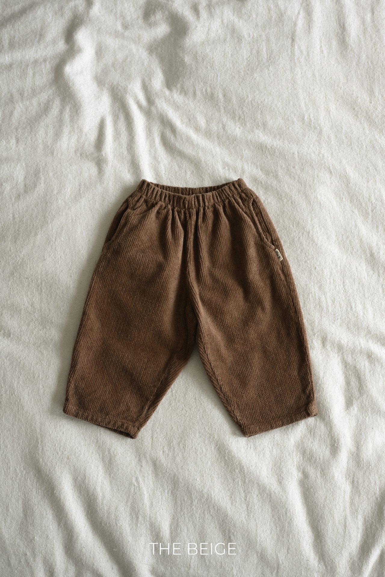 ［The beige］Warm basic pants