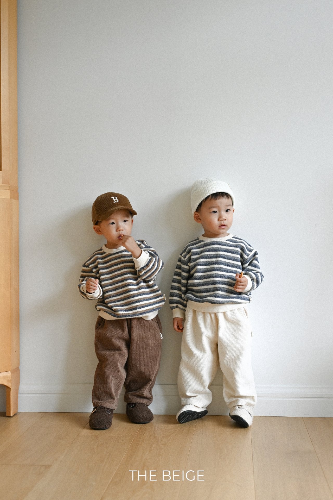 ［The beige］Warm basic pants